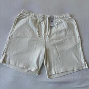NWT J.Crew Knit Shorts. White